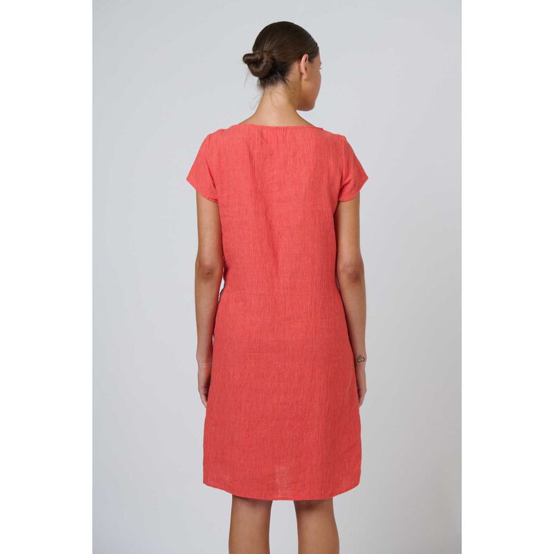 Naturals By O & J Sunset Stripe Linen Dress image number 1